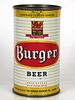 1957 Burger Beer 12oz Flat Top Can 46-18 Cincinnati, Ohio