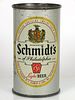 1952 Schmidt's Light Beer 12oz Flat Top Can 131-29.2 Philadelphia, Pennsylvania