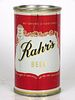 1953 Rahr's Beer 12oz Flat Top Can 117-19 Green Bay, Wisconsin