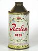 1950 Peerless Beer 12oz Cone Top Can 179-02.2 La Crosse, Wisconsin