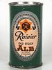 1952 Rainier Old Stock Ale 12oz Flat Top Can 118-01 Seattle, Washington