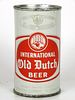 1960 International Old Dutch Beer 12oz Flat Top Can 85-30.1 Findlay, Ohio