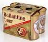 1961 Ballantine Beer Six Pack 12oz Six-pack Holder Newark, New Jersey