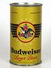 1949 Budweiser Lager Beer 12oz Flat Top Can 44-02V Saint Louis, Missouri