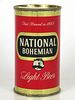 1957 National Bohemian Light Beer 12oz Flat Top Can 102-07 Baltimore, Maryland