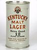 1955 Kentucky Malt Lager 12oz Flat Top Can 87-32 Louisville, Kentucky