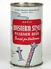 1957 Hartz Western Style Pilsener Beer 12oz Flat Top Can 145-11 Tacoma, Washington