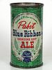 1952 Pabst Blue Ribbon Ale 12oz Flat Top Can 111-02 Milwaukee, Wisconsin