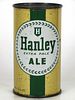 1952 Hanley Extra Pale Ale Bank 12oz Flat Top Can 84-04 Cranston, Rhode Island