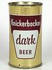 1955 Knickerbocker Dark Beer 12oz Flat Top Can 126-37 New York, New York