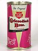 1955 Griesedieck Bros. Light Lager Beer (Deep Cerise) 12oz Flat Top Can 76-20v Saint Louis, Missouri