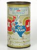 1965 Jax Beer "Go Texan" 12oz Tab Top Can T83-02 New Orleans, Louisiana