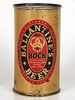1952 Ballantine's Bock Beer 12oz Flat Top Can 34-19 Newark, New Jersey