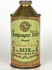 1955 Champagne Velvet Beer 12oz Cone Top Can 157-08 Terre Haute, Indiana