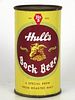 1954 Hull's Bock Beer 12oz Flat Top Can 84-28 New Haven, Connecticut