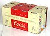 1968 Coors Buffet Beer (8 Pack FULL 7oz cans) Eight Pack Can Carrier Golden, Colorado