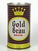 1958 Gold Bräu Beer 12oz Flat Top Can 71-31.3 Chicago, Illinois