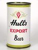 1958 Hull's Export Beer 12oz Flat Top Can 84-25 New Haven, Connecticut