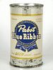 1953 Pabst Blue Ribbon Beer 12oz Flat Top Can 110-12 Peoria Heights, Illinois