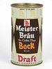 1958 Meister Bräu Draft Bock Beer 12oz Flat Top Can 99-08v Chicago, Illinois
