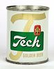 1957 Tech Golden Beer 8oz Can 242-21 Pittsburgh, Pennsylvania
