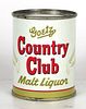1955 Goetz Country Club Malt Liquor 8oz Can 240-20 St. Joseph, Missouri