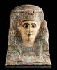 Romano-Egyptian Cartonnage Mummy Mask, ex-Christie's