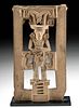 Teotihuacan Pottery Figural Leg of Vessel, TL Tested