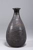 Korean Black Glazed Ceramic Vase