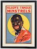 Vintage Hilson's Famous Minstrels Color Lithograph