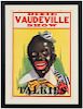 Dixie Vaudeville Show Color Lithograph
