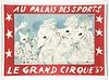 Original Marcel Vertes French Circus Poster