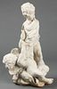 Composite Marble Putti Figural Group