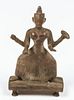 Rare Bronze Durga Statue, Ca. 1800