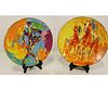 PAIR OF LEROY NEIMAN PLATES BY ROYAL DOULTON