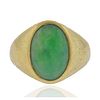 18k Gold Jade Ring