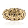 Tiffany & Co Schlumberger 18k Gold Sapphire Cuff Bracelet