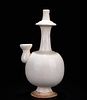 White Glaze Buddhist Vase