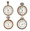A lot of eight Waltham pocket watches