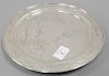 Japanese silver footed plate. 15.4 t oz.