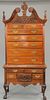 Chippendale style mahogany highboy, Philadelphia style, late 20th century. ht. 86 in.; wd. 36 in.