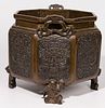 Chinese Bronze Footed Planter