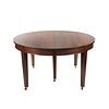 Federal Style Mahogany Extendable Dining Table