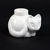 Nancy Lopez 1979 White Ceramic Cat Vase