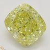 2.53 ct, Natural Fancy Intense Yellow Even Color, VVS1, Cushion cut Diamond (GIA Graded), Appraised Value: $130,000 