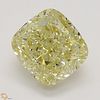 2.01 ct, Natural Fancy Yellow Even Color, VVS2, Cushion cut Diamond (GIA Graded), Appraised Value: $35,700 