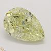 3.03 ct, Natural Fancy Yellow Even Color, VS1, Pear cut Diamond (GIA Graded), Appraised Value: $118,700 
