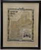 Colored engraving, 1847 Map of New England, Published by Ensign and Thayer, printed by Sowle and Ward, Boston, Wesley Allen Framemak...