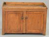 Primitive dry sink with two doors. ht. 33 in.; wd. 48 in.; dp. 24 in.