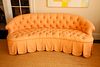 Jeffrey Bilhuber Designed Button-tufted Crescent-form Sofa